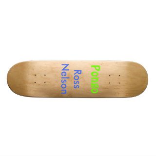 Pongo, Ross Nelson Skateboard Deck