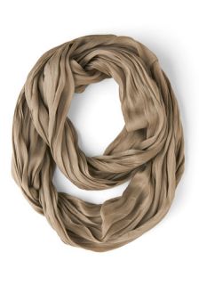 Brighten Up Circle Scarf in Taupe  Mod Retro Vintage Scarves