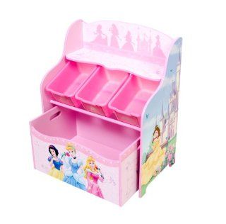 Disney Princess 3 Bin Organizer With Roll Out Toy Box Toys & Games