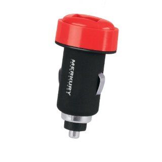 Merkury Innovations USB 2.1a 2 Tone Car Charger (Black/Red)  Vehicle Audio Video Power Adapters 