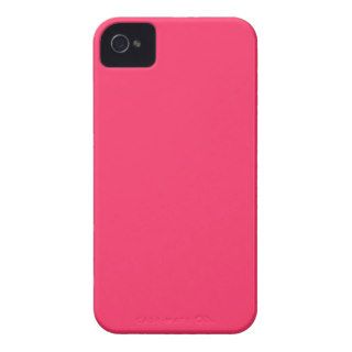 Solid Hot Pink Background Color FF3366 Background iPhone 4 Case Mate Case