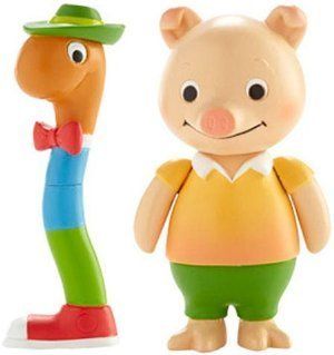 Richard Scarry's Busytown 2.25 inch 2 Pack Figures   Lowly and Pig Toys & Games