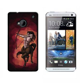 Centaur   Sagittarius Mythology Mythical Creatur Archer Bow Arrow   Snap On Hard Protective Case for HTC One 1   Black Cell Phones & Accessories