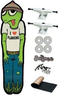Toy Machine Turtle Boy I Love Planking Complete Skateboard  Standard Skateboards  Sports & Outdoors