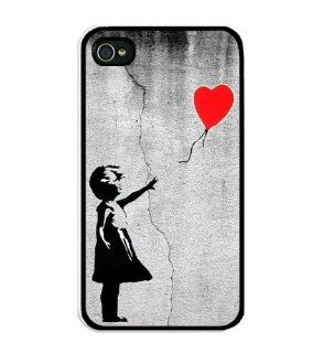 Love Balloon Girl Design Skin on Hard Case Cool for Iphone 4/4s,iphone 4g/4gs Cell Phones & Accessories