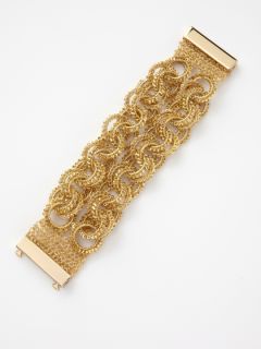 Gold Double Link Bracelet by Lavish by Tricia Milaneze