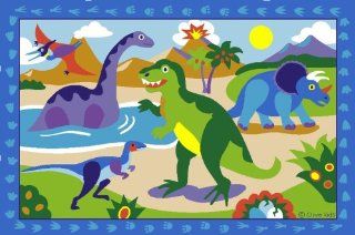 Shop LA Rug Dinosaurland Rug 39"x58" at the  Home Dcor Store. Find the latest styles with the lowest prices from LA Rug