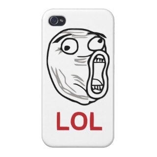 Lol Rage Face Meme iPhone 4 Case
