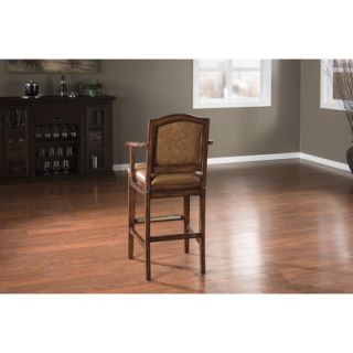 American Heritage Martinique Swivel Bar Stool with Cushion