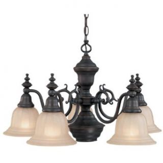 Dolan Designs 660 78 6 Light Down Lighting Chandelier from the Richland Collection, Bolivian    