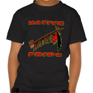 Native Pride Tobacco Peace Pipe Tee Shirts