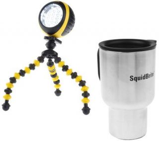 Stanley SquidBrite Rechargeable LED Work Light w/ Travel Mug —