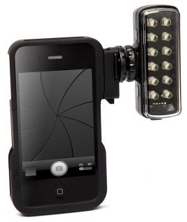 Manfrotto ML120 Hotshoe LED Panel + KLYP Case For iPhone