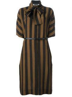 Fendi 'pequin' Blouse Dress