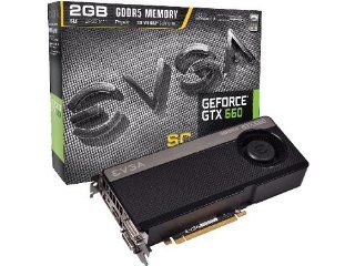 EVGA GeForce GTX 660 SUPERCLOCKED 2048MB GDDR5 DVI HDMI DP Graphics Card 02G P4 2662 KR Computers & Accessories