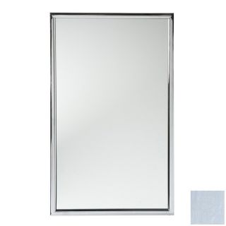 Boston Loft Furnishings 22 in x 36 in Chrome Rectangular Framed Wall Mirror