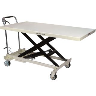 JET Jumbo Scissor Lift Table — 1,100-Lb. Capacity, Model# SLT-1100  Foot Operated Load Lifts