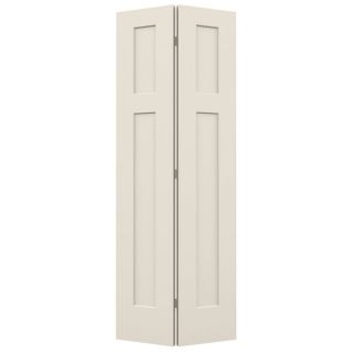 ReliaBilt 3 Panel Craftsman Hollow Core Smooth Molded Composite Bifold Closet Door (Common 80 in x 24 in; Actual 79 in x 23.5 in)