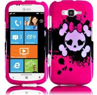 Samsung Focus 2 i667 Design Cover   Pink Skull Cell Phones & Accessories