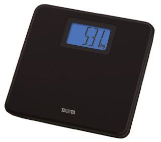 TANITA Digital Bathroom scales BLACK HD 662 BK (Step on Type Switch to Turn the Ride) Health & Personal Care