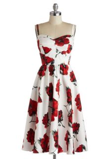 Stop Staring Rose to Show Dress  Mod Retro Vintage Dresses