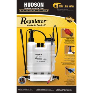 Hudson Regulator Bak-Pak Sprayer — 4 Gallon, 75 PSI, Model# 93594  Portable Sprayers