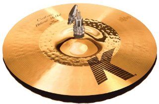 Zildjian K Custom 13 1/4 Inch Hybrid Hi Hat Cymbals Pair Musical Instruments