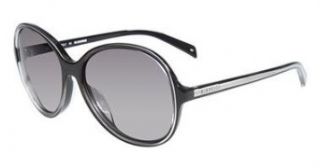 JIL SANDER Sunglasses JS665S 001 Black 57MM at  Mens Clothing store