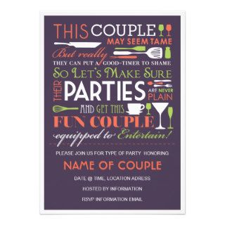 Couples Party Eggplant Announcement