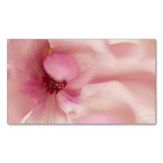 Pink Magnolia Flower   Magnolias Template Business Card Templates