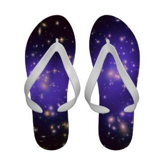 Galaxy Print Stars Ultra Violet Starry Deep Space Sandals