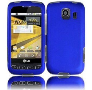 Blue Hard Case Cover for LG Optimus S LS670 Cell Phones & Accessories
