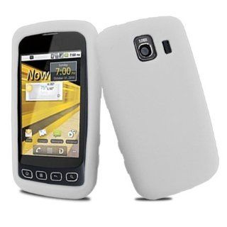 White Gel Skin Case for LG Optimus S (LS670) Sprint Cell Phones & Accessories
