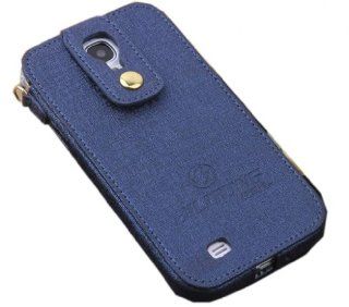 Angelseller XKM New Stylish Dark Blue With Metal Buckle Strap Vertical PU Leather Case Protective Cover for Samsung Galaxy S4 IV i9500 Cell Phones & Accessories