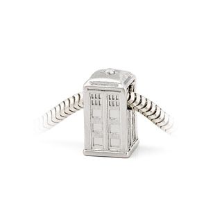 Doctor Who Silver TARDIS Charm Bracelet