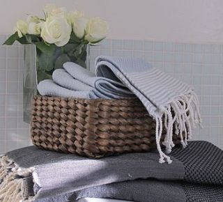 cotton hamam hand towel by febronie