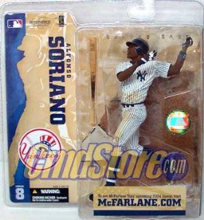 McFarlane Toys MLB Sports Picks Series 8 Action Figure Alfonso Soriano Pinstripe Jersey Variant Toys & Games