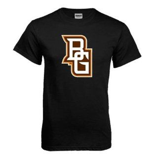 Bowling Green State Black T Shirt 'BG'  Sports Fan T Shirts  Sports & Outdoors