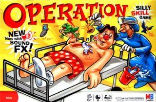 NEW Original Operation Board Game with Sound Fx Silly Skill Fun Sealed Kids Toys & Games