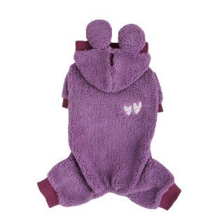 Pinkaholic New York Lullaby Hooded Dog Jumpsuit, Large, Purple  Pet Hoodies 