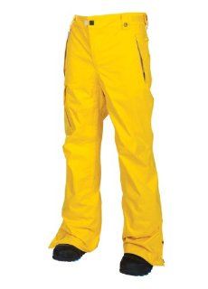686 Mannual Data Snowboard Pants Yellow Mens Sz S  Sports & Outdoors