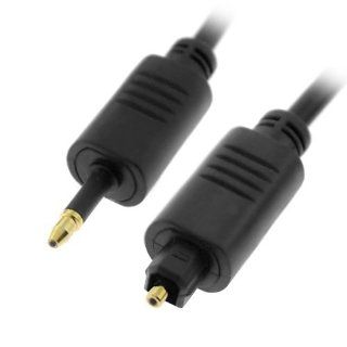 Optical Toslink to Toslink Mini Fiber Optic Gold Plated Digital Cable   12 feet Electronics