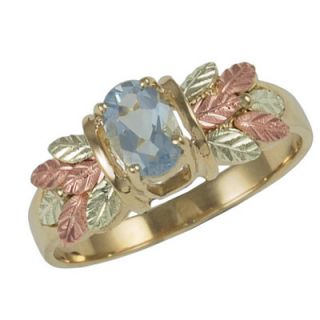 gold aquamarine ring orig $ 349 00 296 65 ring size select one 5
