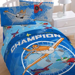 Disney Planes Racing 6 piece Bed In A Bag With Pillow Buddy