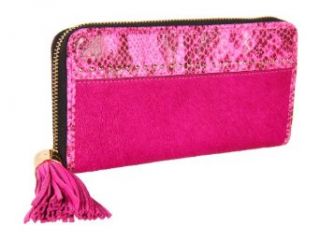 Juicy Couture Zip YSRU2465 Wallet,Hot Pink,One Size Clothing