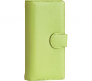 Royce Leather Credit Clutch 156 5   Key Lime Green