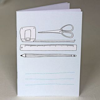 stationery notebook by angela chick