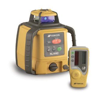 Topcon RL H4C Rotary Laser Horizontal Level (Non Rechargeable Battery) with Tripod & Rod Package    