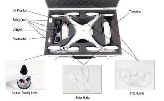 DJI Phantom Quadcopter for GoPro Fully installed with Aluminum Case + prop guard with instruction manual  Camera And Photography Products  Camera & Photo