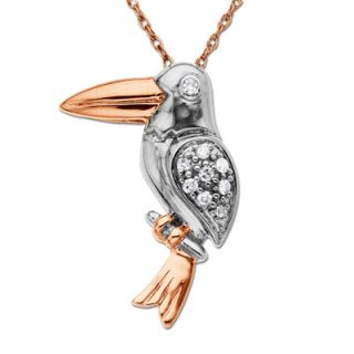 toucan pendant in 10k two tone gold orig $ 249 00 211 65 add